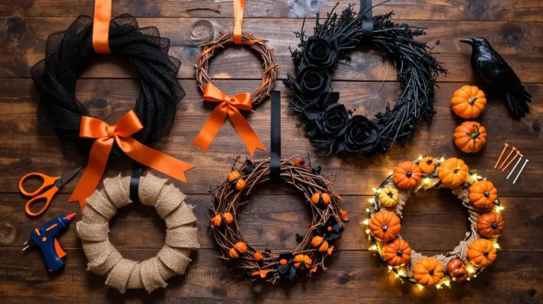 Easy DIY Halloween Wreaths to Spookify Your Front Door This Season