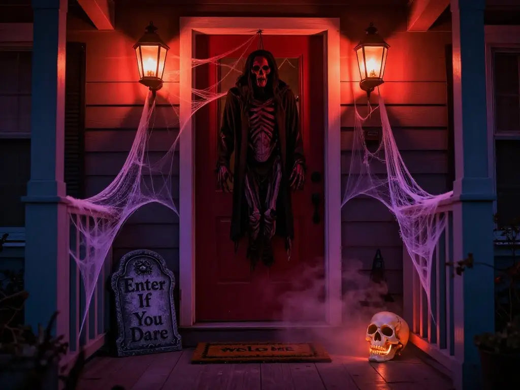 Why Scary Halloween Front Porch Decor Sets the Tone for the Whole Season