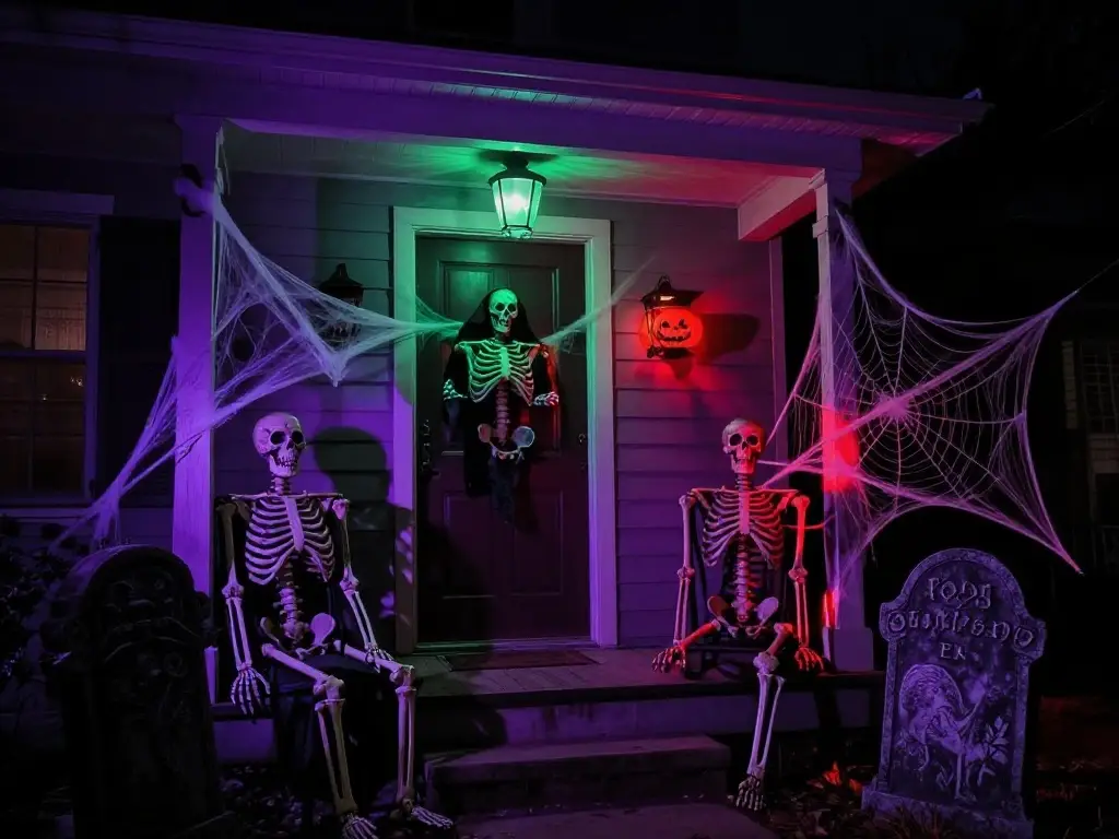 15. Trending Scary Halloween Front Porch Decor Ideas for This Year