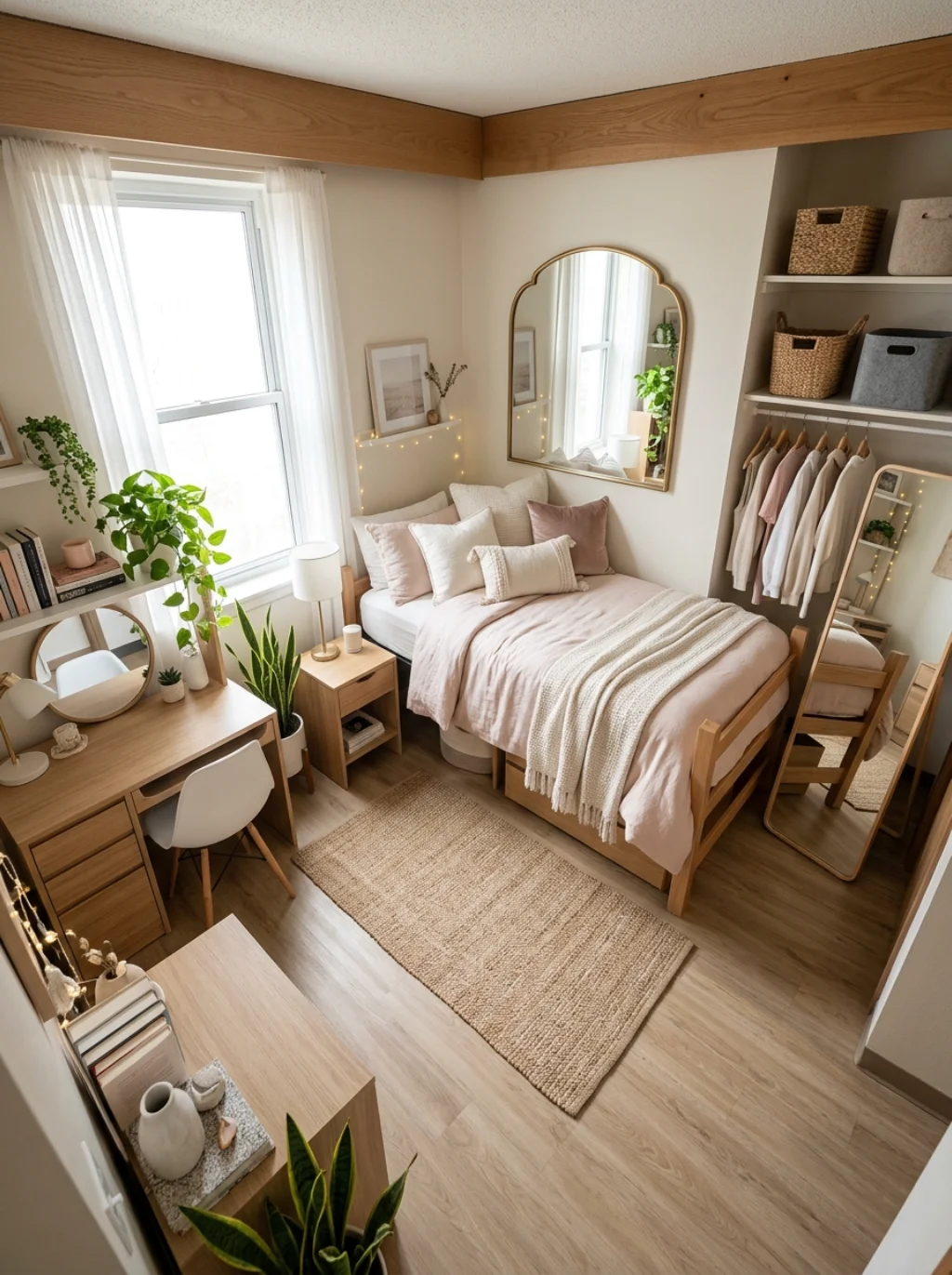 Girl Dorm Room Ideas That Make Two Hundred Square Feet Feel Endless