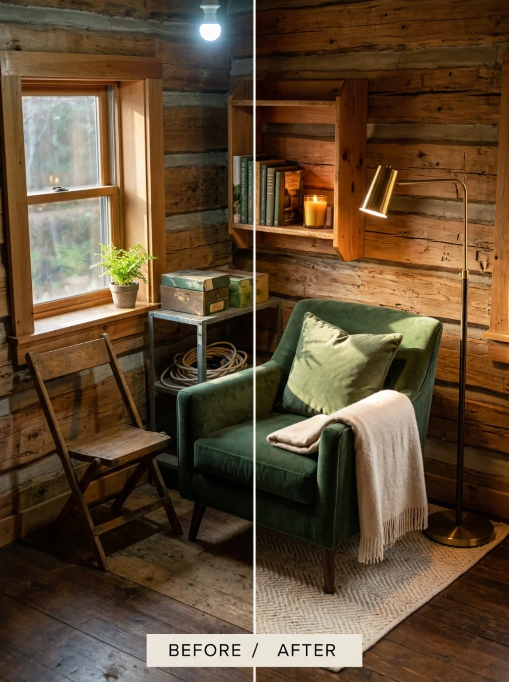 The Forgotten Corner That Becomes a Cabin's Most Beloved Space