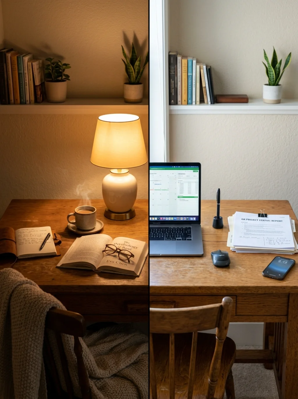 The Psychology of Working Where You Relax and How to Beat It
