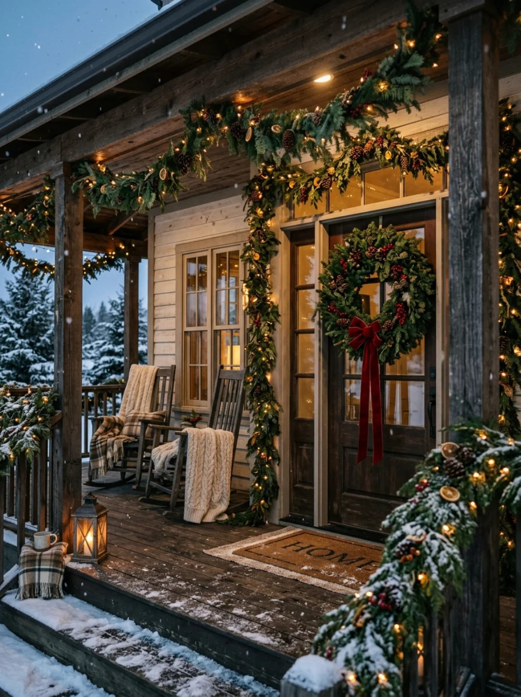 The Secret Ingredient Every Rustic Porch Is Missing This December