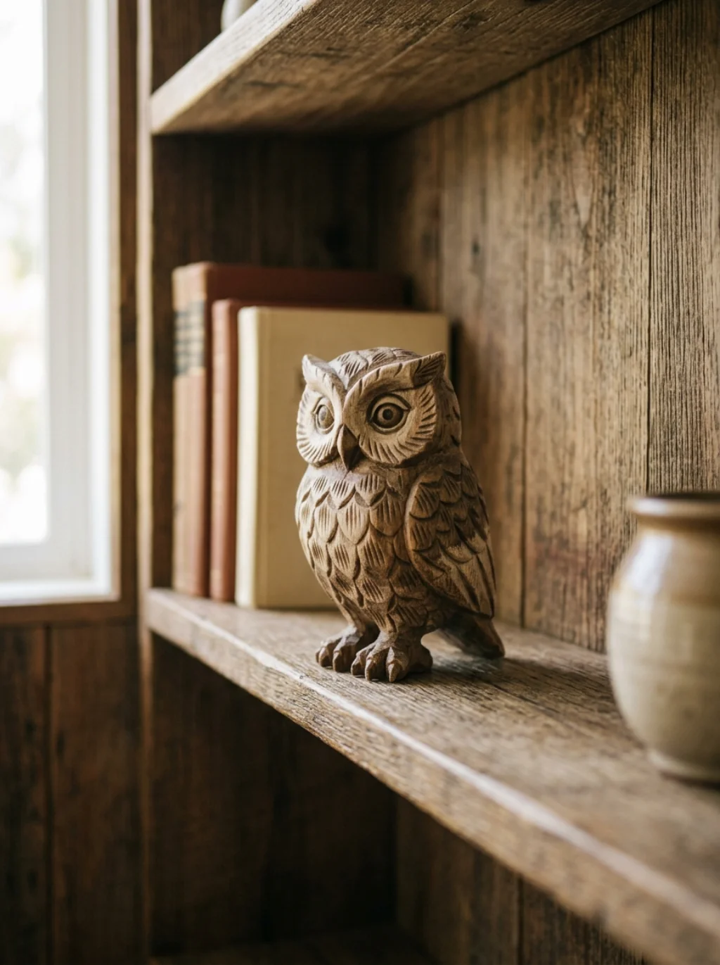 Owl Decor Adds Whimsy Without Overwhelming the Room's Charm