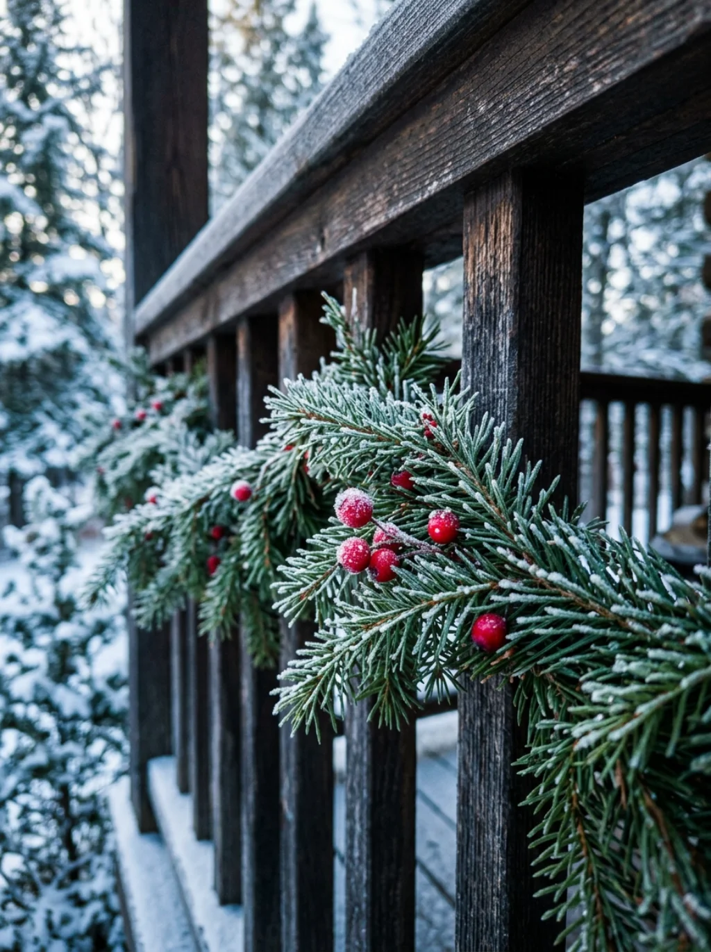 Evergreen Branches Bring Life Where Plastic Decor Falls Flat