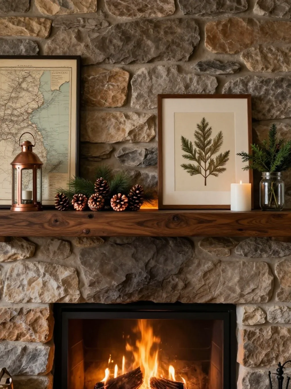 Mantel Styling for Winter That Turns a Shelf Into a Seasonal Masterpiece