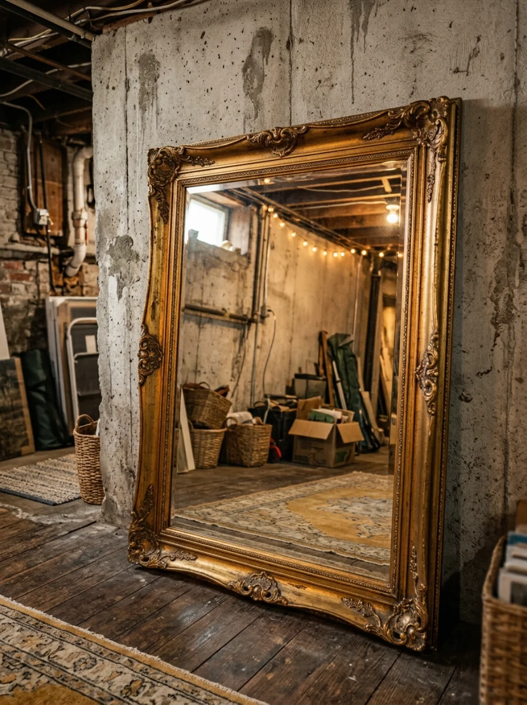 Secondhand Mirrors Multiply Light in a Room Starved of Sun