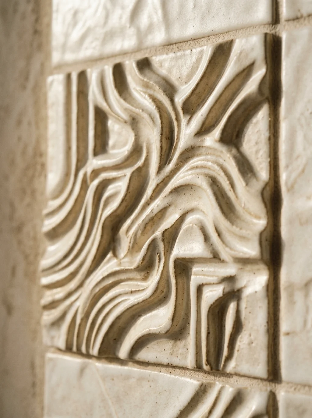 Textured Ceramic Catches Light Like a Living Sculpture