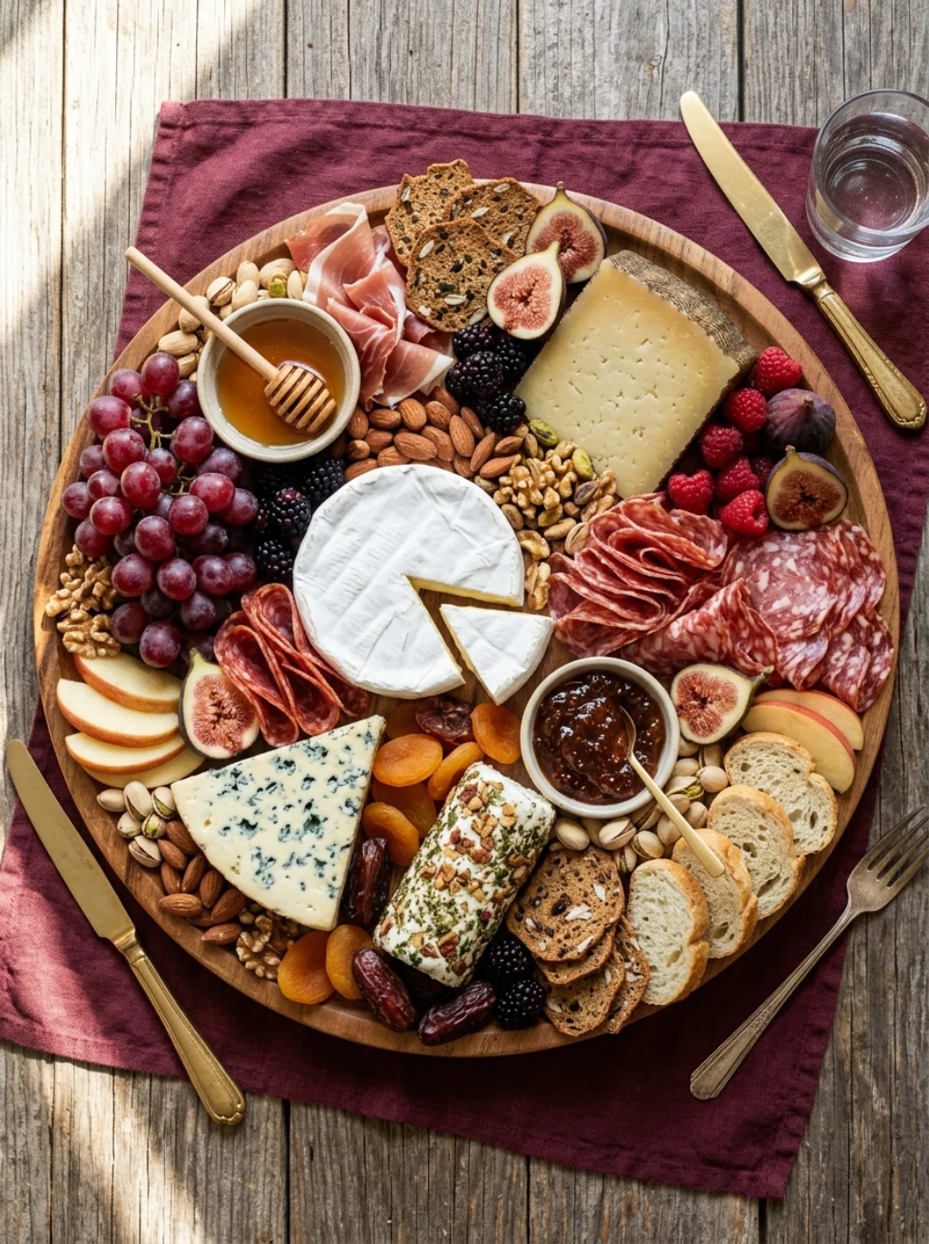 A Charcuterie Board Doubles as Both Centerpiece and Appetizer