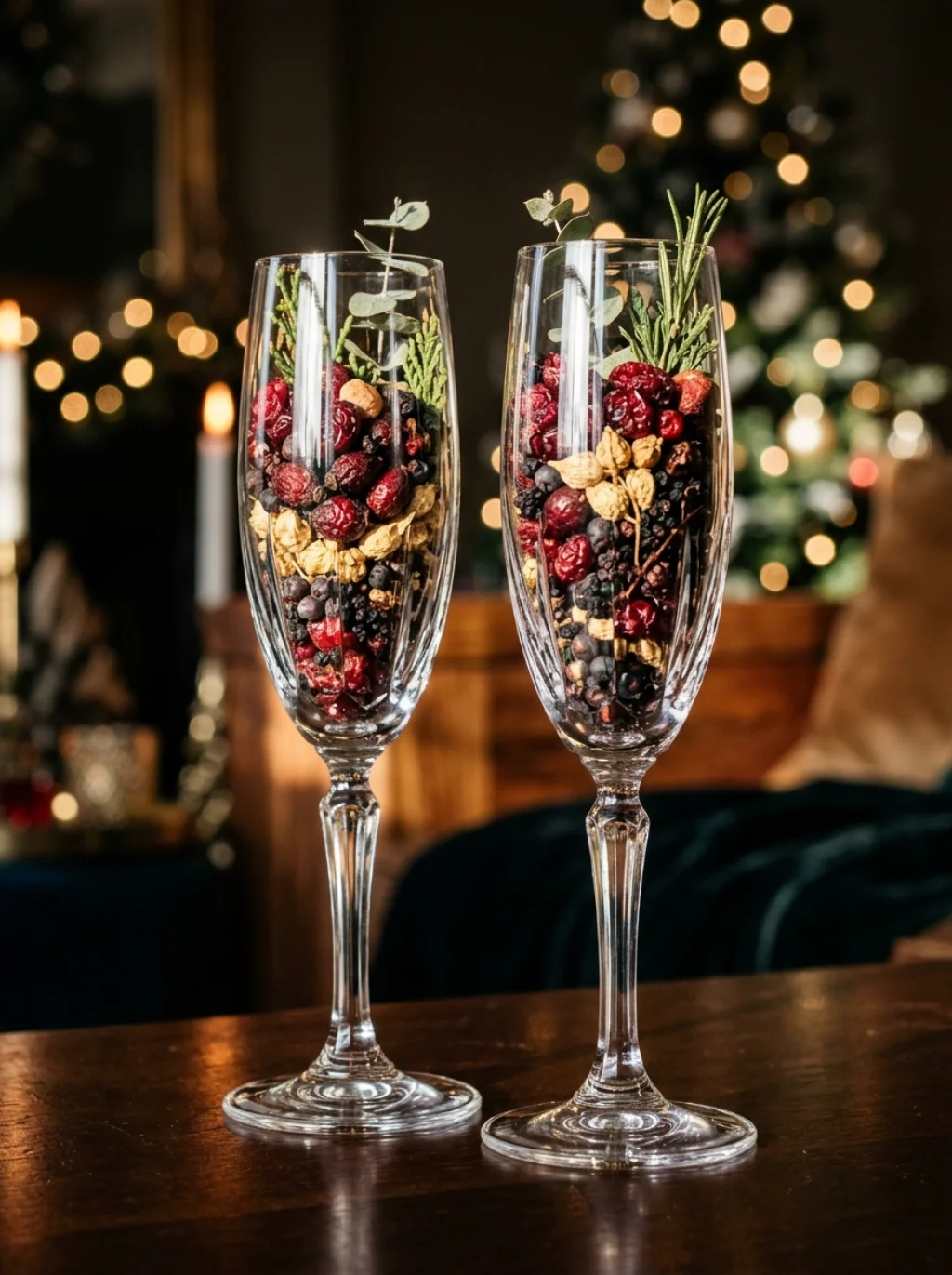 Champagne Flutes Do More Than Hold Drinks on a French Table