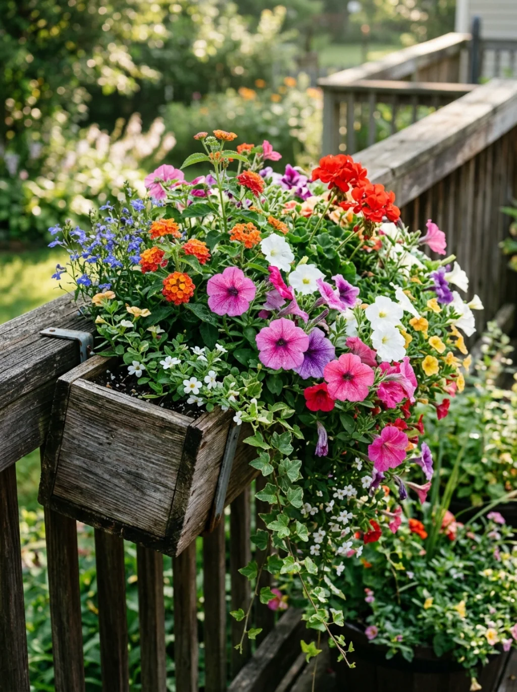 Flower Box Planters Turn A Plain Railing Into A Living Wall