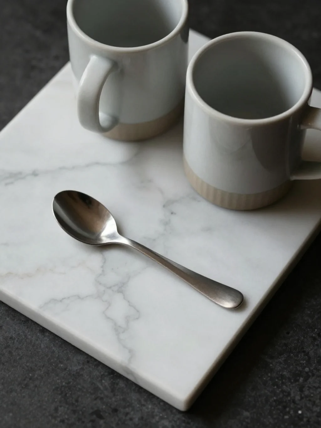 Marble Trays Elevate Ordinary Mugs Into A Boutique Cafe Moment