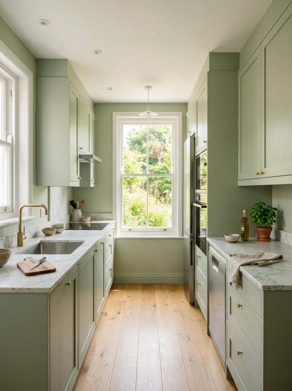 Small Green Kitchen Ideas That Use Color to Create Space Not Shrink It