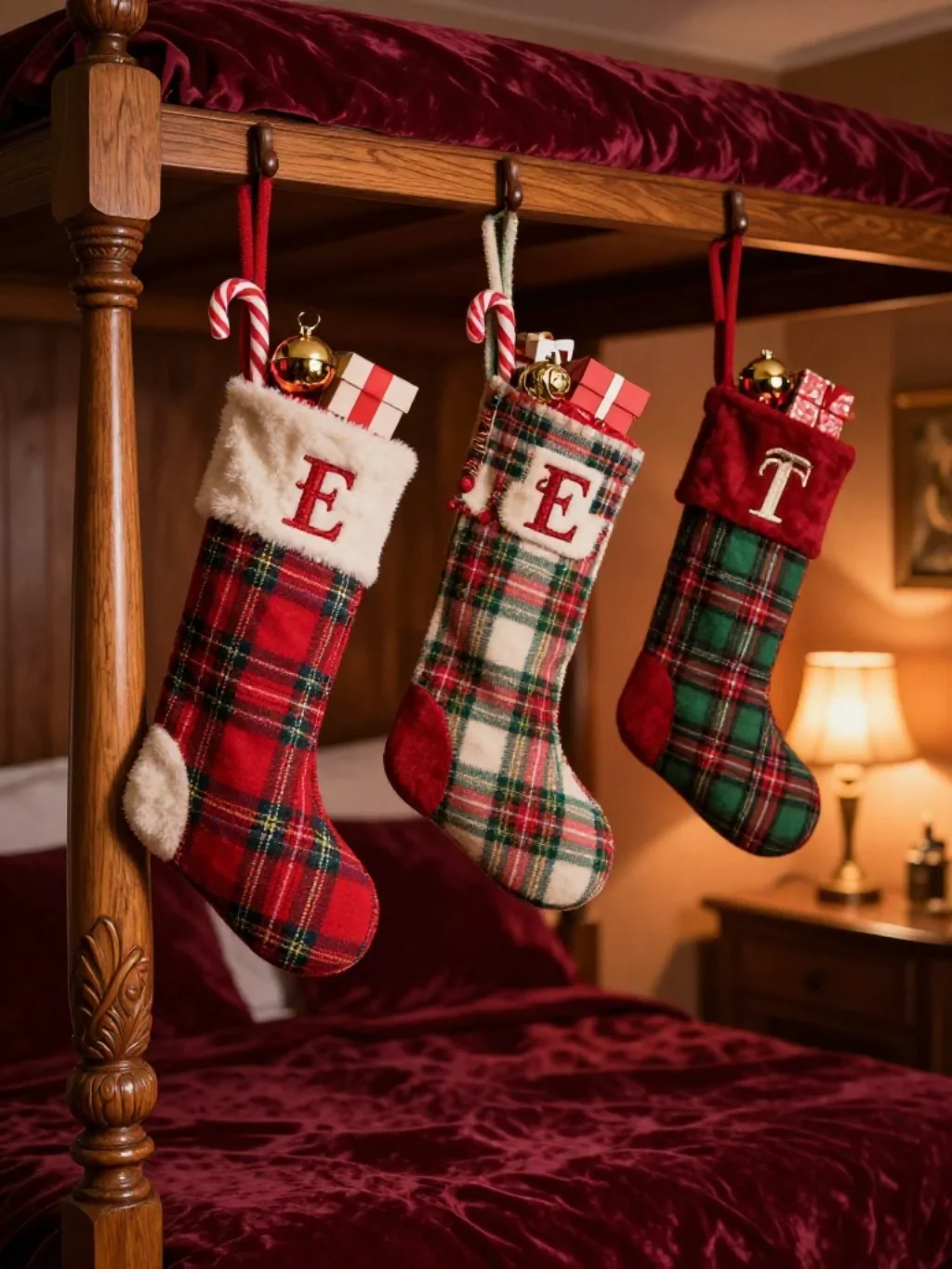Stocking Styling Ideas That Add Personality Without a Single Fireplace