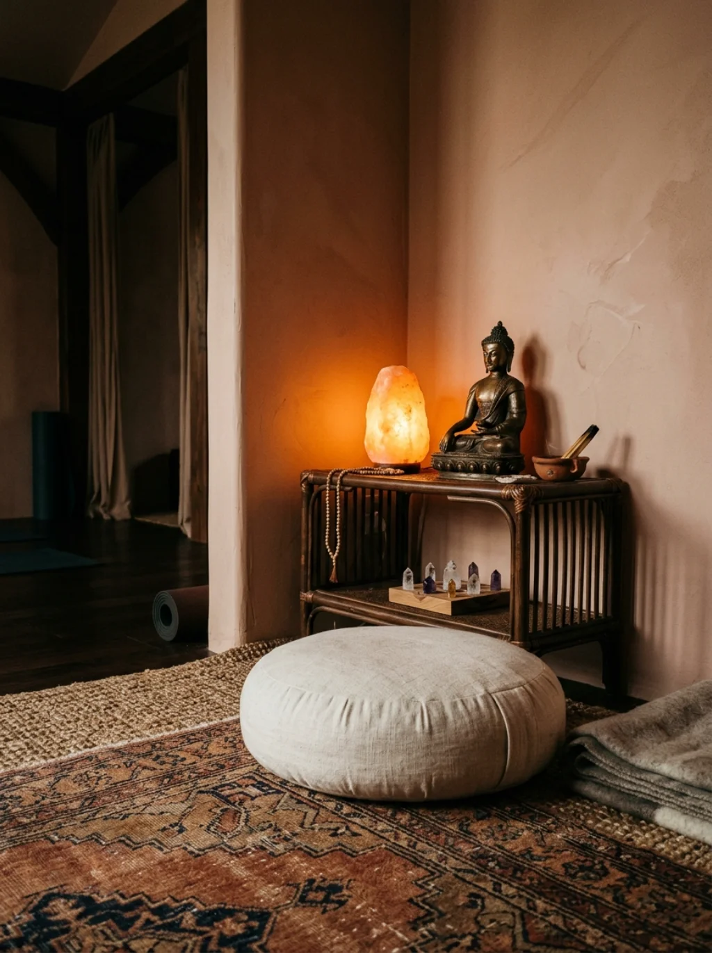 The Meditation Corner Within — Creating Sacred Focus Inside the Yoga Room