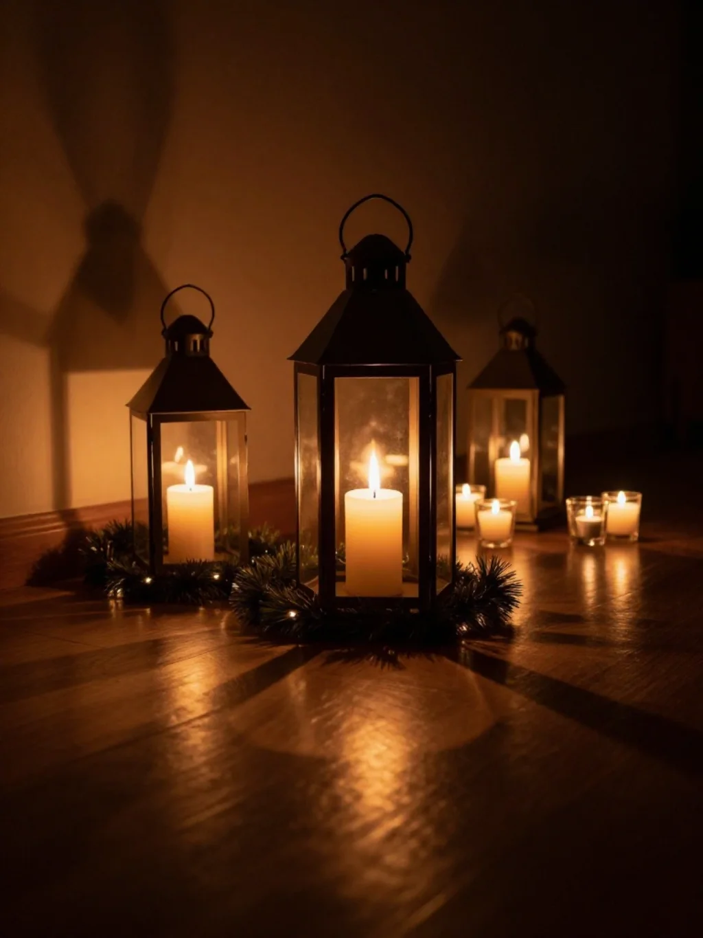 Candle and Lantern Arrangements That Create Irresistible Christmas Ambiance