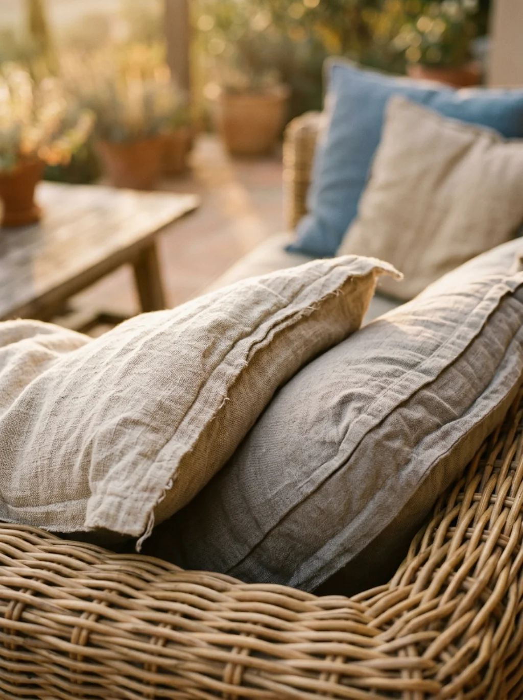 Earthy Textiles That Make a Small Patio Feel Like a Retreat