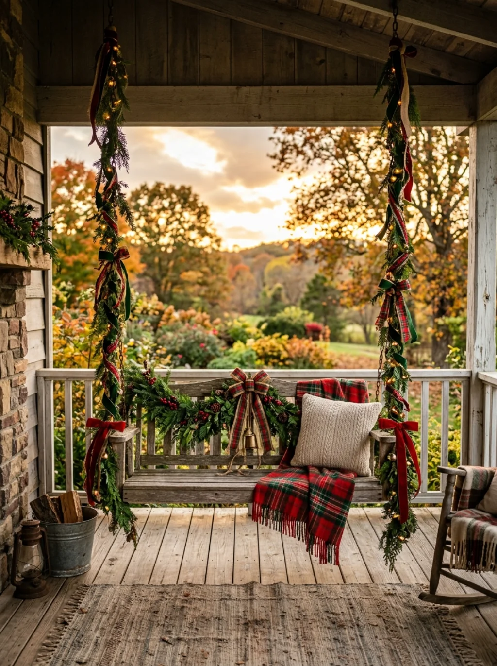 Existing Furniture Gets a Festive Second Life With Just Ribbon