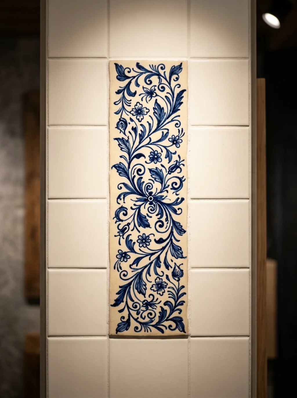 Hand Painted Tiles That Feel Like Wearable Art for Walls