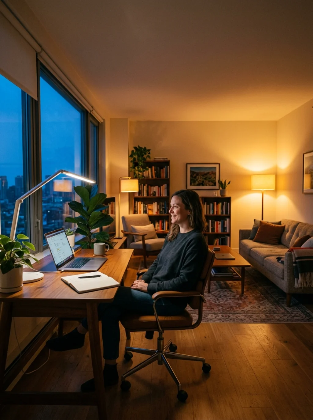 Lighting Layers That Separate Productivity Hours From Evening Wind Down