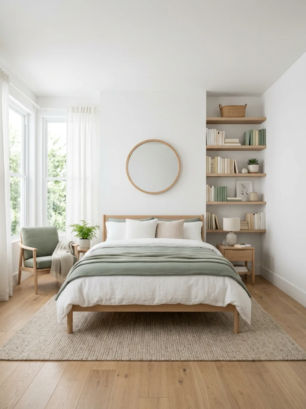 Scandinavian Minimalism Meets Cluttered Book Lover Reality