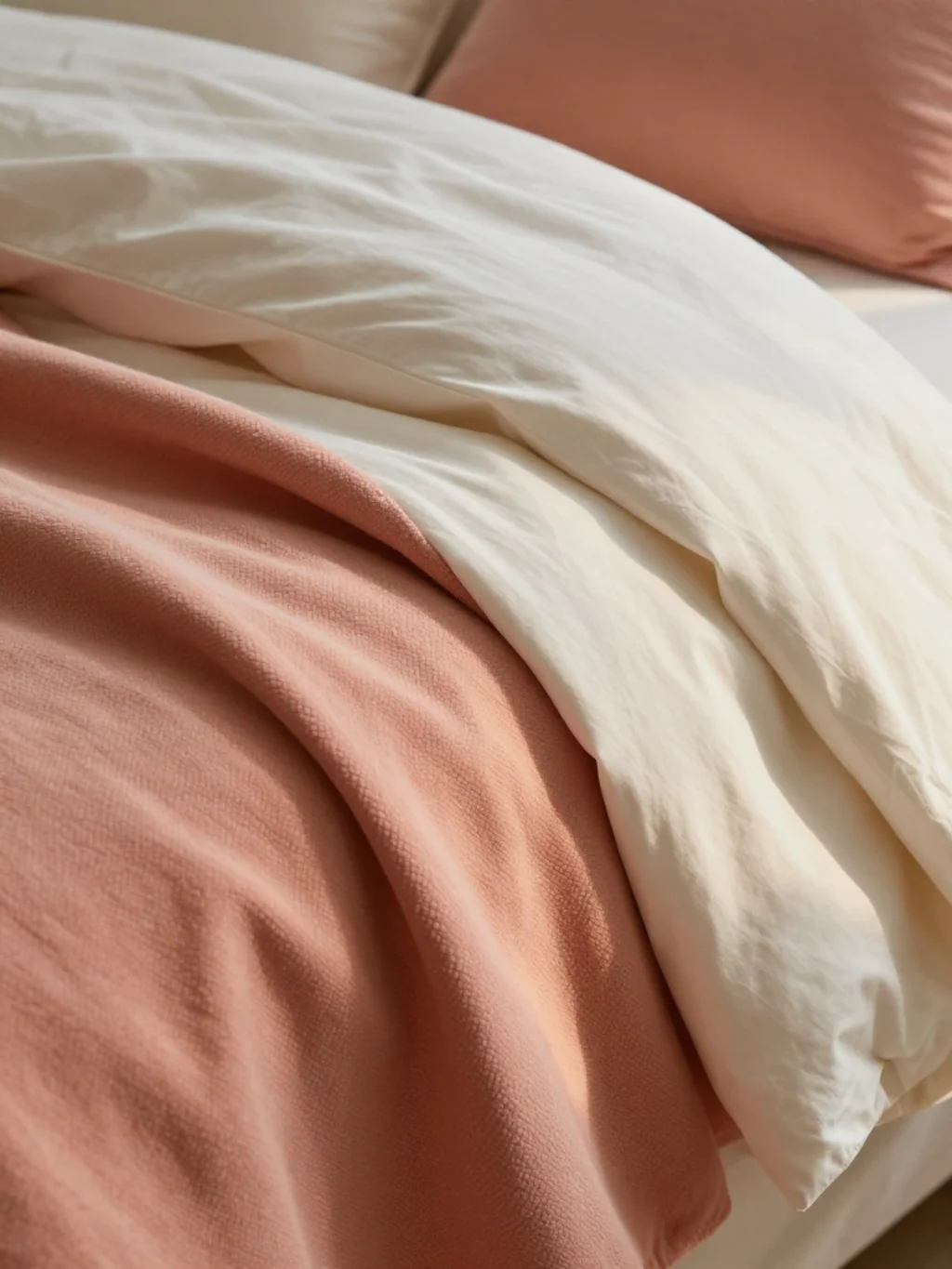Soft Coral Bedding Does Something to a Room Most People Never Notice