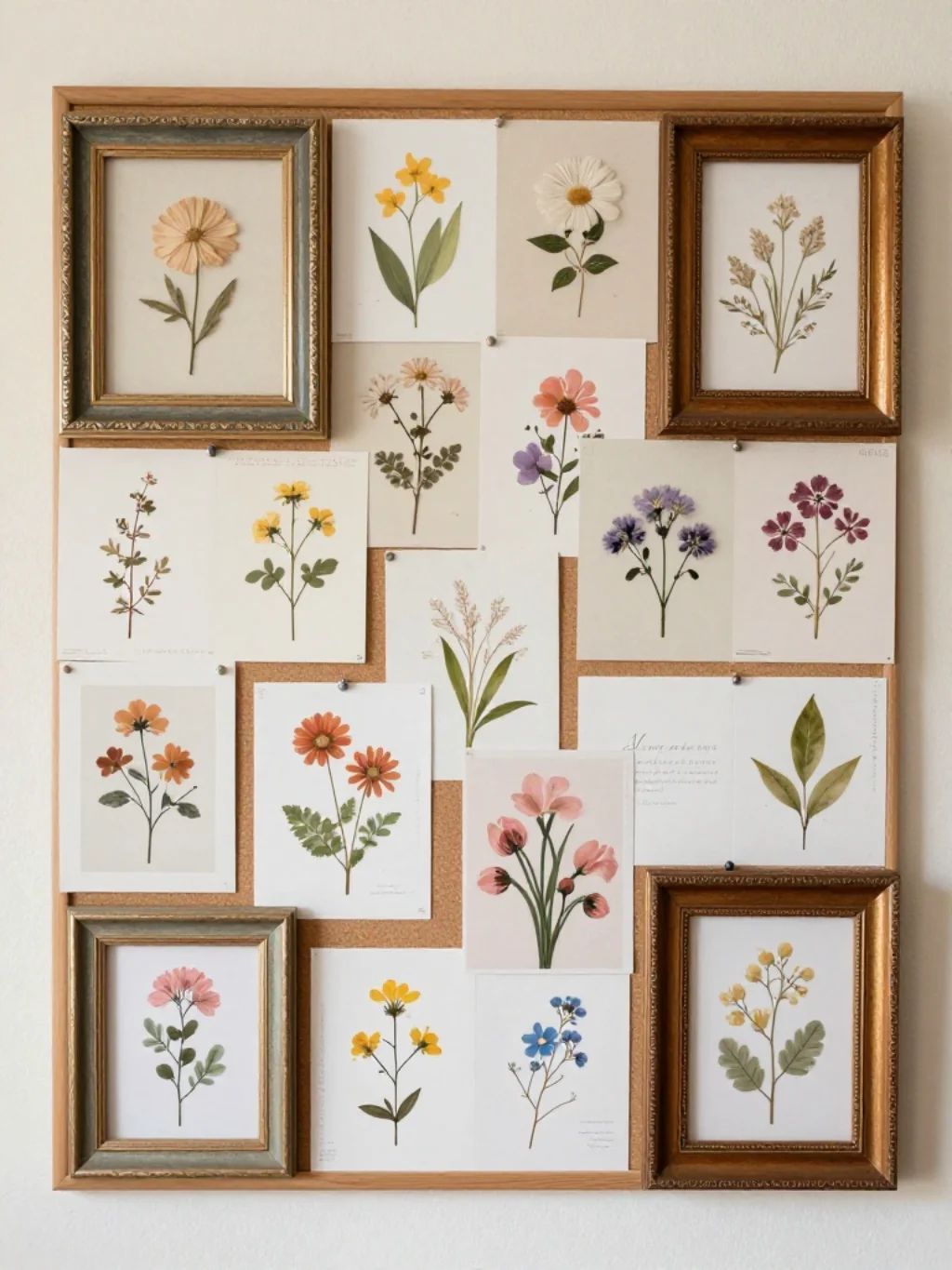 Cork Boards and Pinned Inspiration Walls Built for the Boho Creative Mind