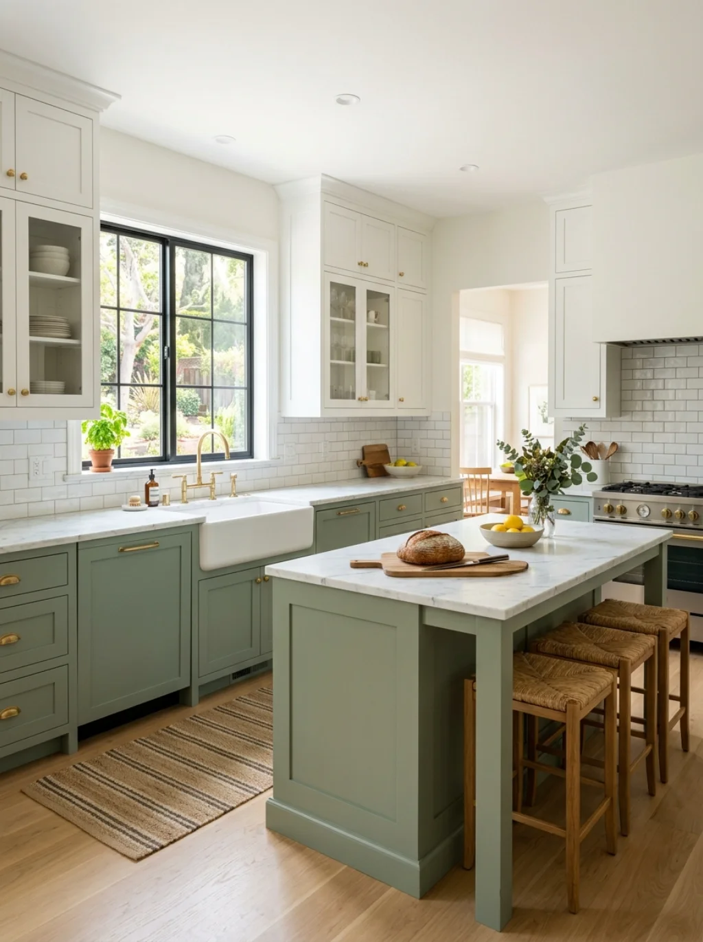 Green and White Kitchen Combinations That Feel Fresh Without Being Boring