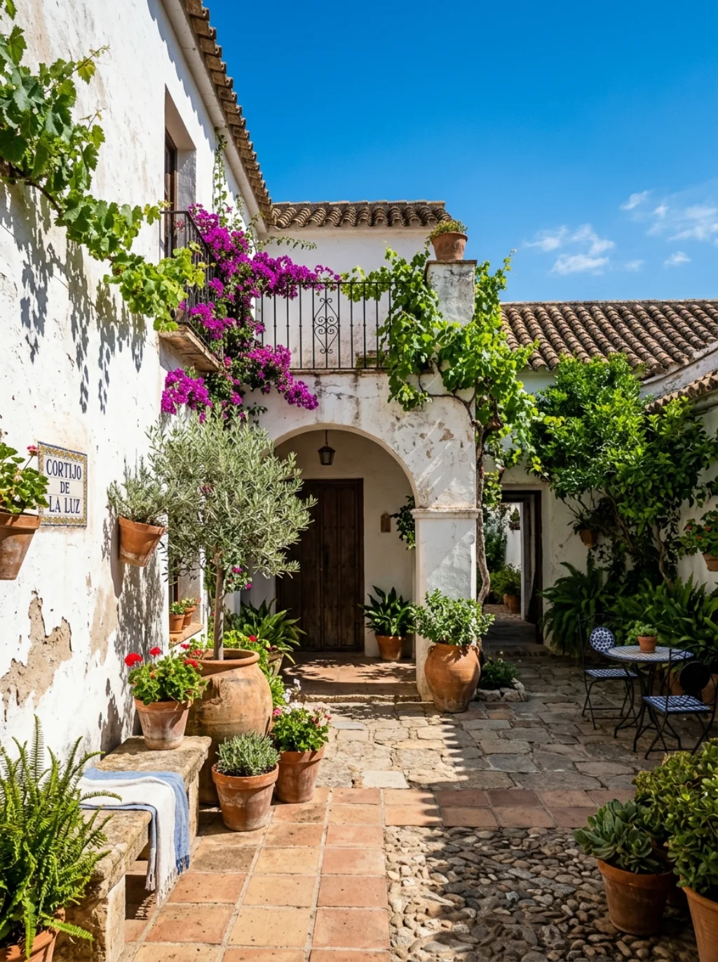 Spring Patio Ideas Borrowed From Mediterranean Courtyard Gardens