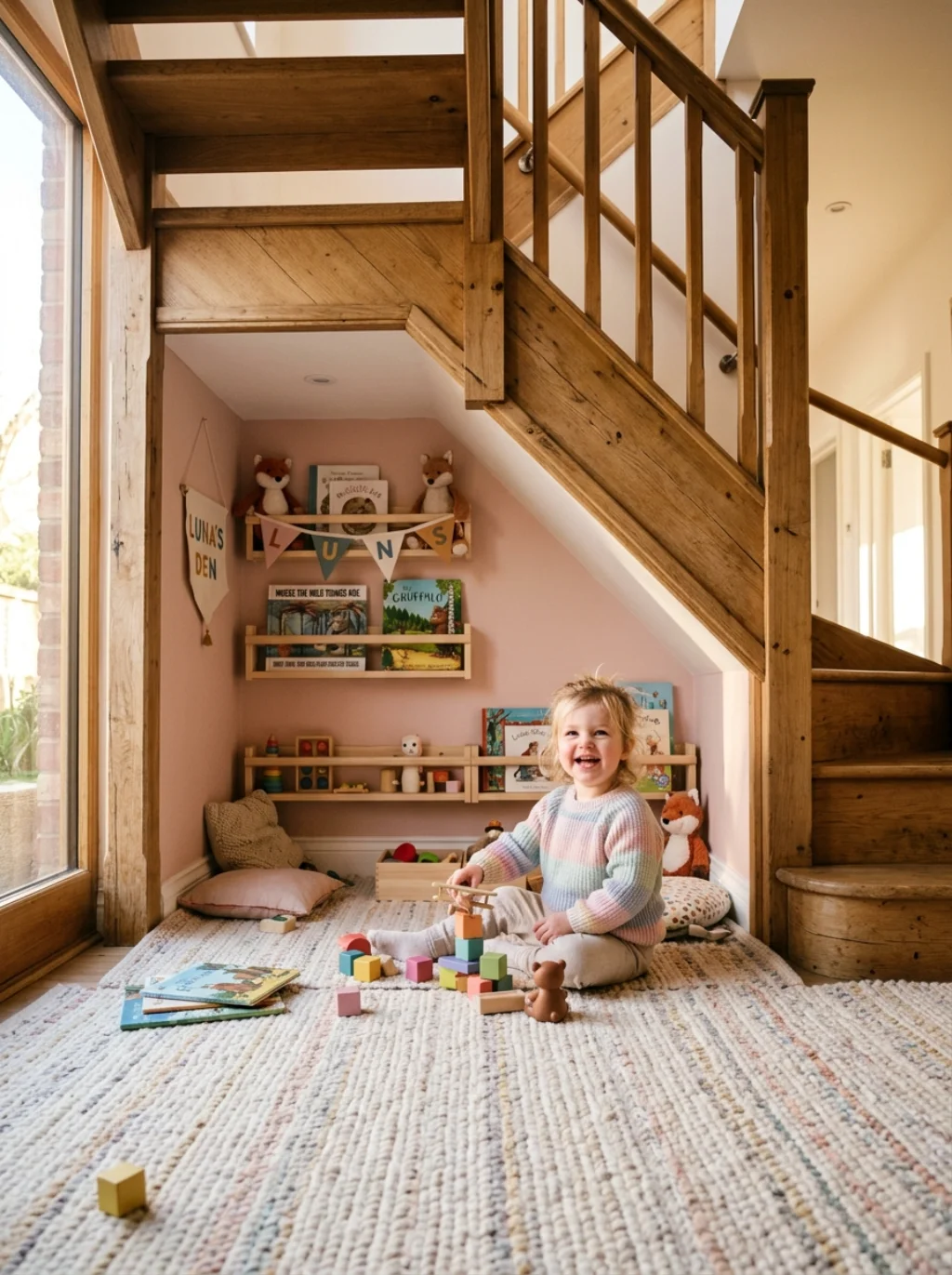 A Playroom Nook Gives Kids a Space That Feels Just Their Size
