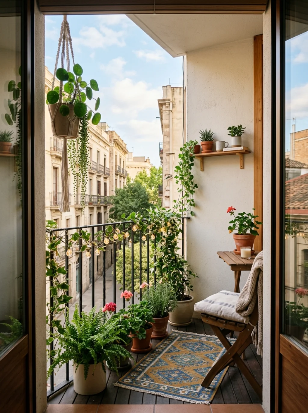 Boho Patio Decor Ideas for Apartment Balconies and Tiny Spaces