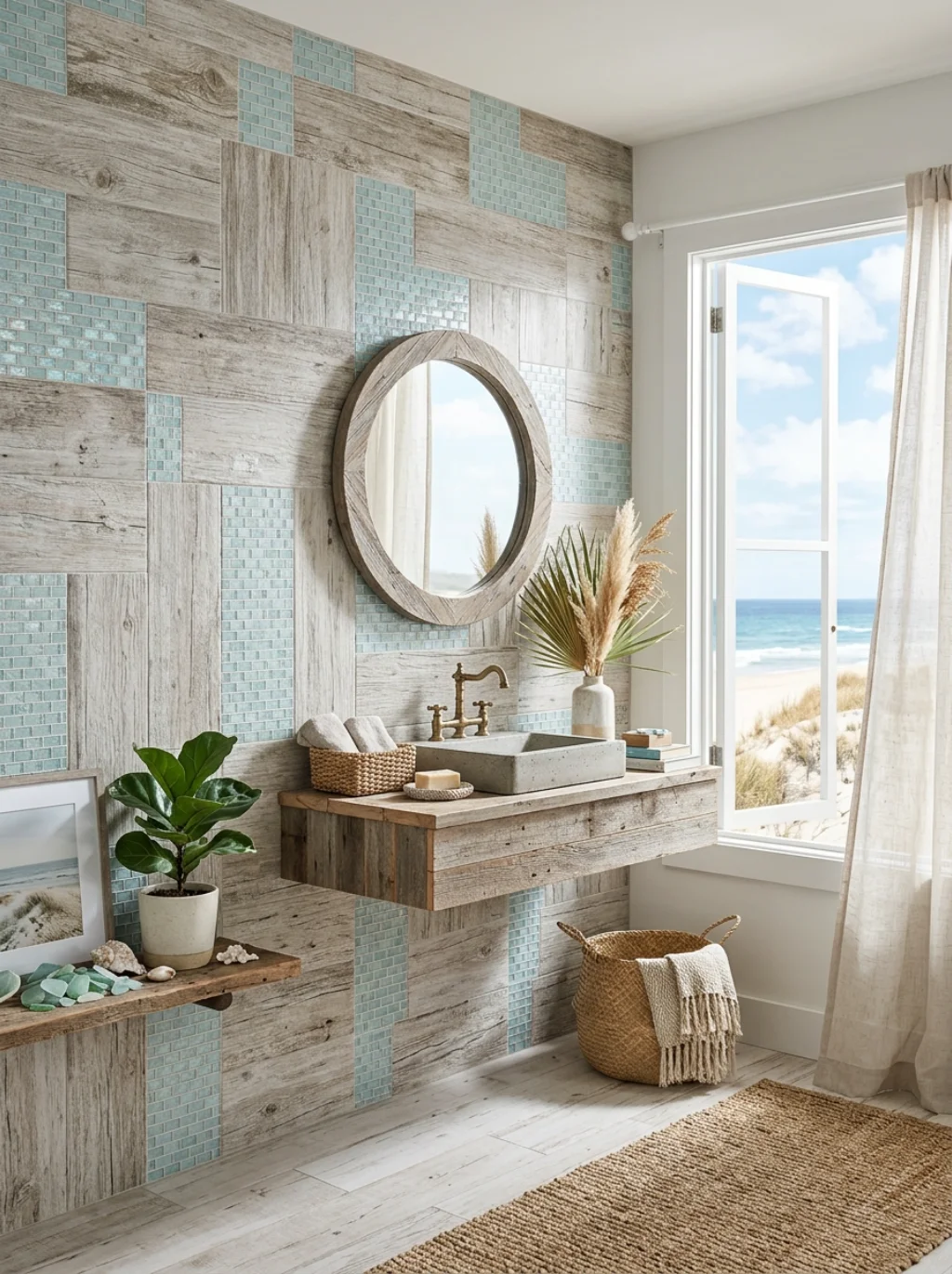 Coastal Boho Tile Blends That Feel Sun Bleached and Free