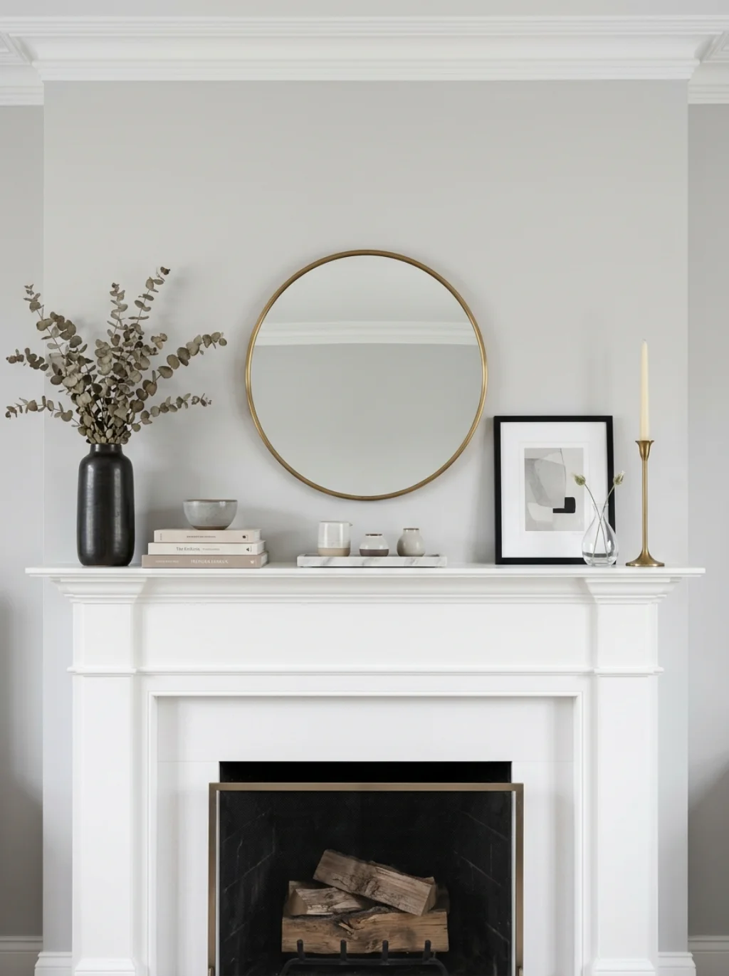 Scaling Height and Proportion Transforms a Cluttered Mantel Display
