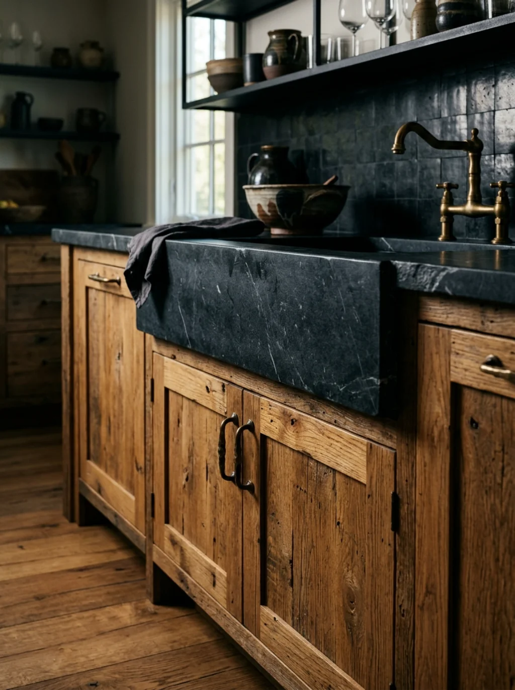The Barn Door Trick Making Tiny Cabin Bathrooms Feel Twice Their Size