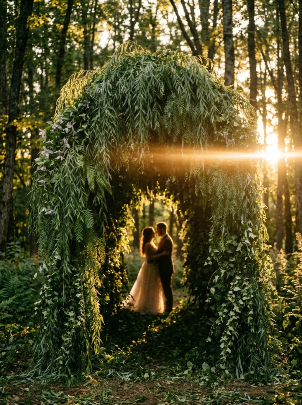 The Trailing Greenery Arch That Photographs Like a Scene From a Feature Film