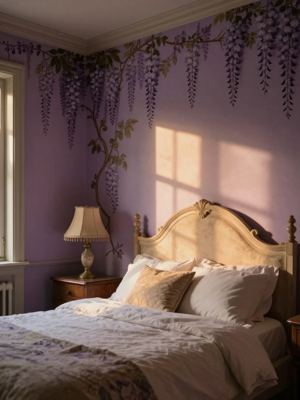 The Wisteria Purple Shade Bringing Old World Charm Into Modern Bedrooms