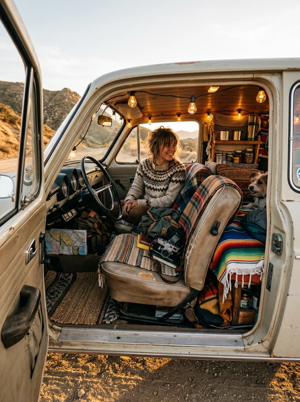 A Camper Van Soul Living Quietly Inside an Ordinary Everyday Sedan