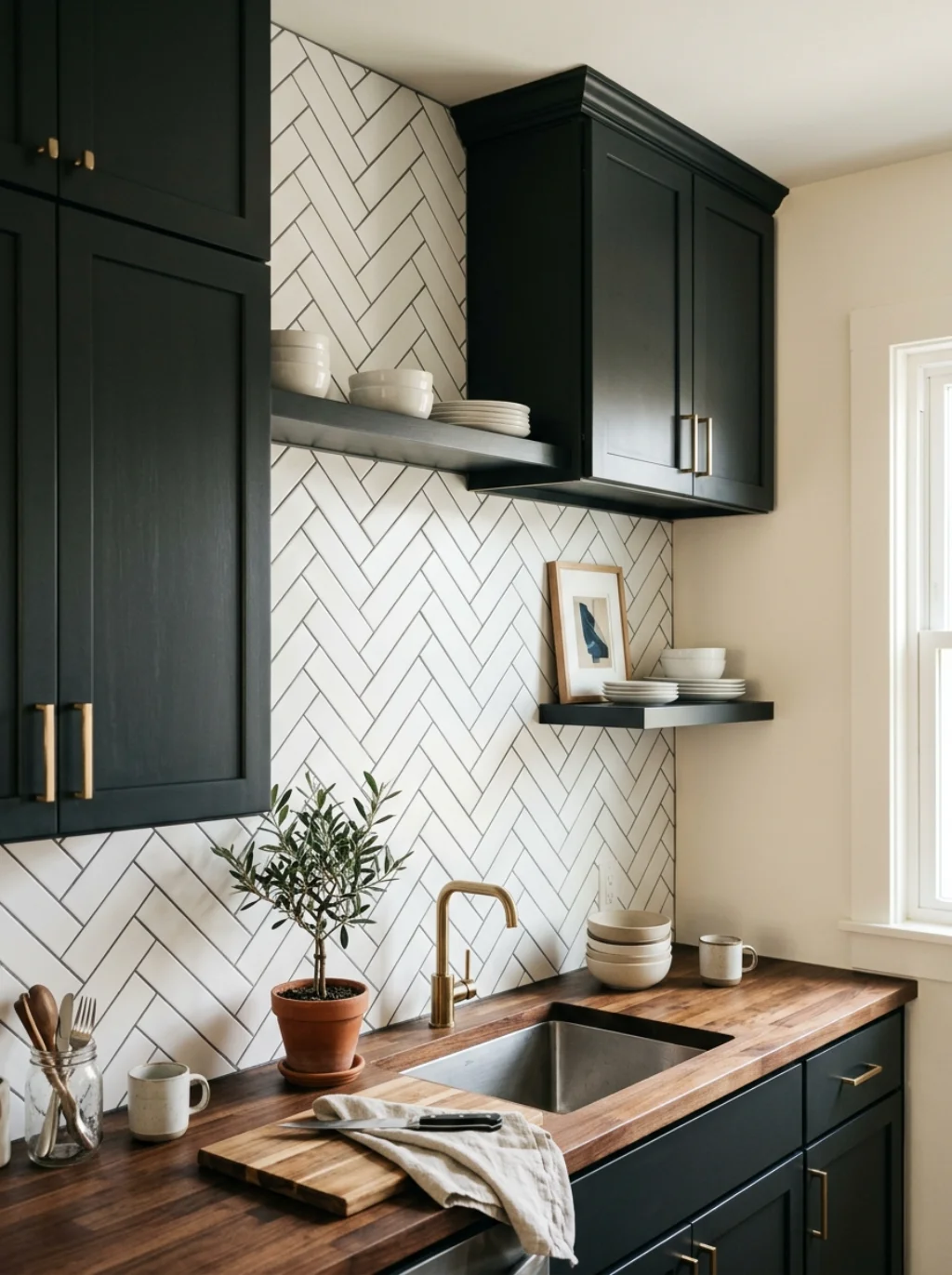 Budget Dark Cabinet Backsplash Alternatives That Look Like Designer Decisions