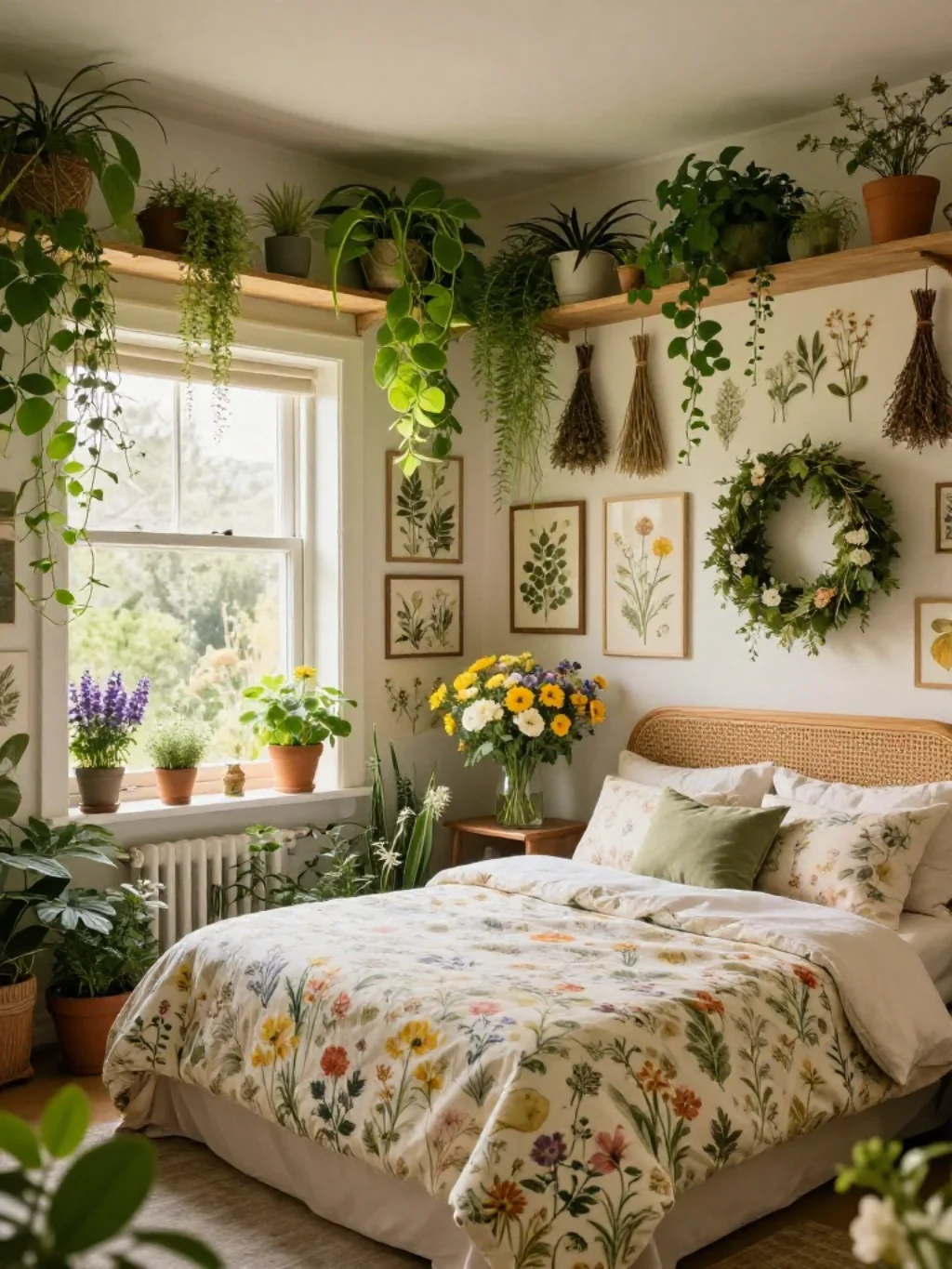 Cottagecore Spring Styling That Blurs the Line Between Garden and Bedroom