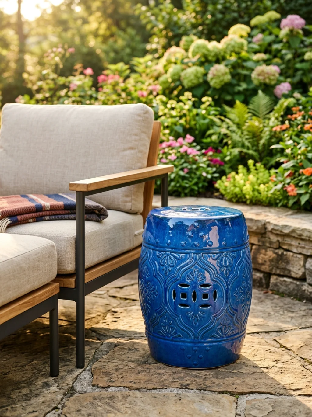 Garden Stools Turn Empty Floor Space Into Instant Extra Seating