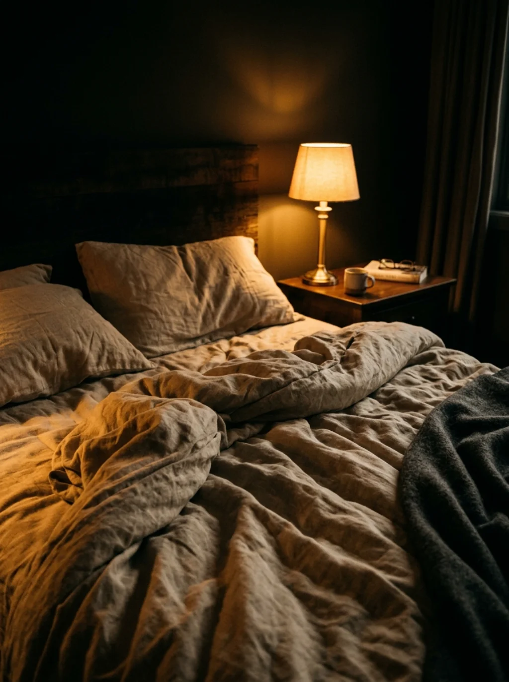Moody Lighting Transforms a Bedroom Into a Private After-Hours Retreat