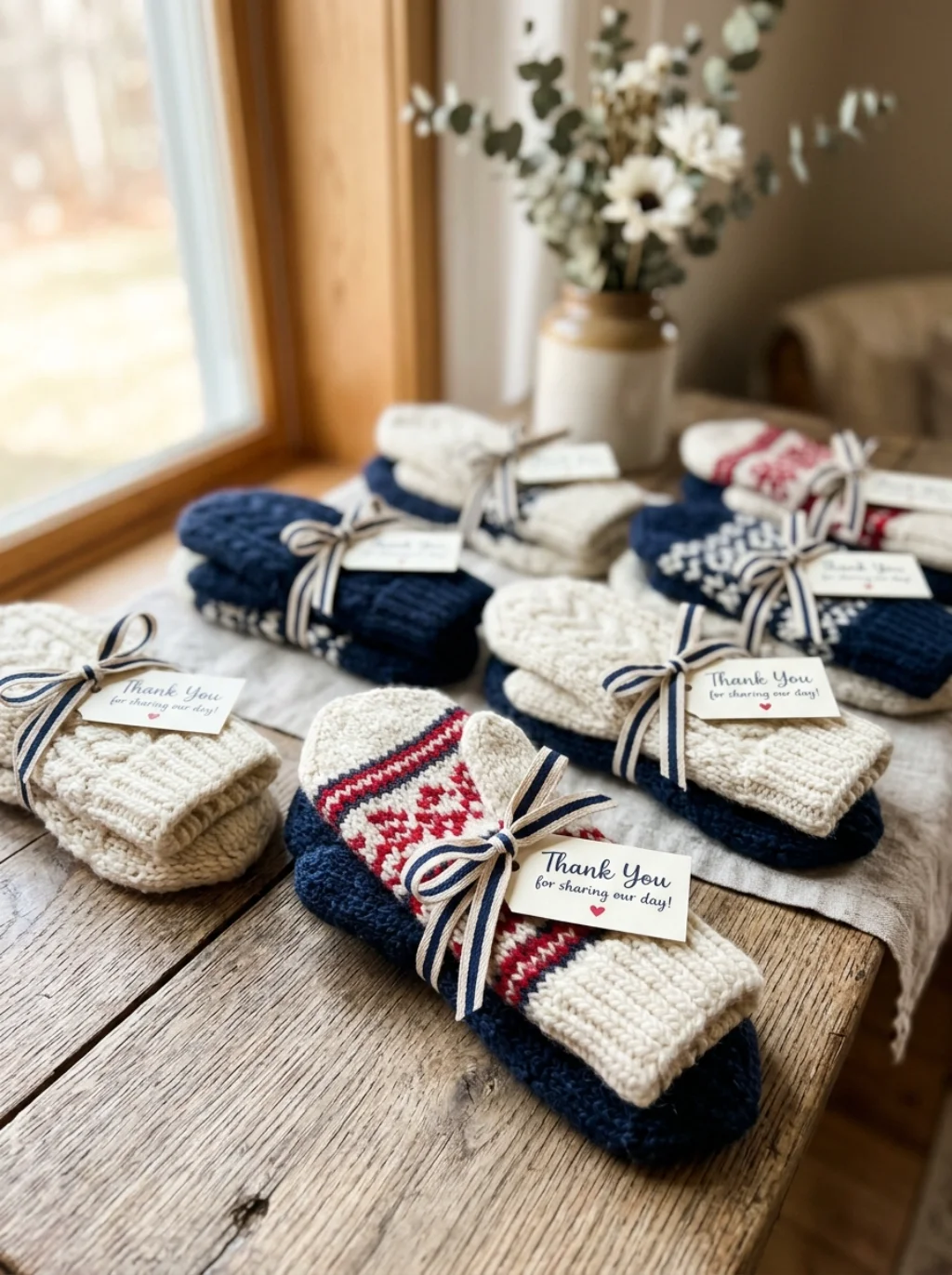 Mittens as Favors Feel Personal in a Way Candy Bags Never Do