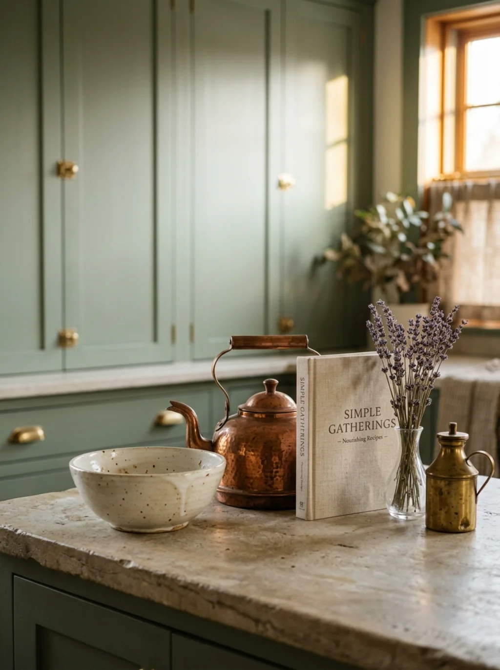 Accessories and Accents That Complete a Green Kitchen Without Overdoing It