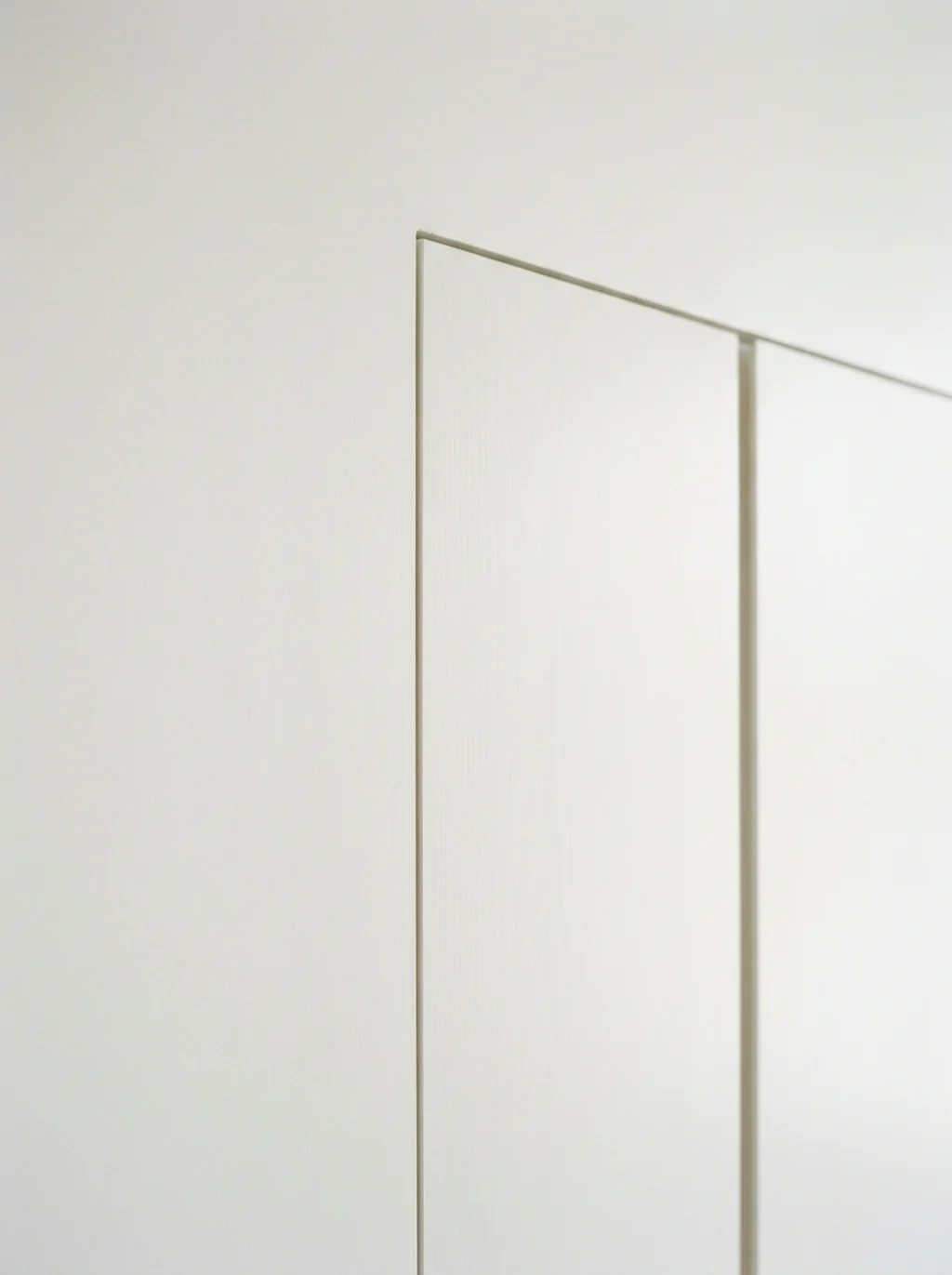 Cabinet Doors Painted Right Make Storage Disappear Into the Wall