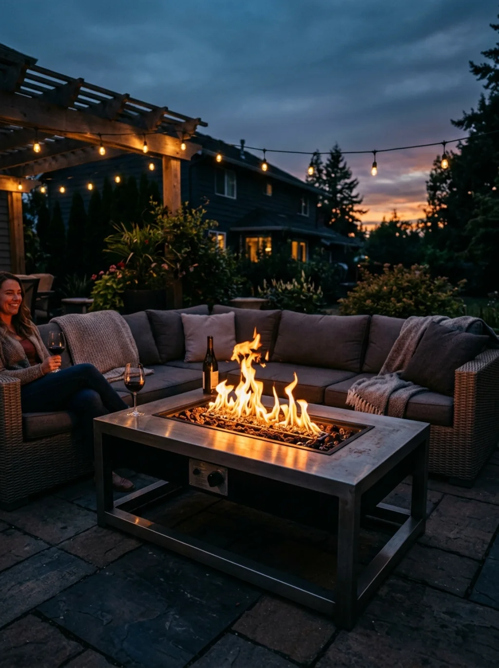 Fire Pit Tables Stretch Spring Evenings Well Past The Cold Cutoff