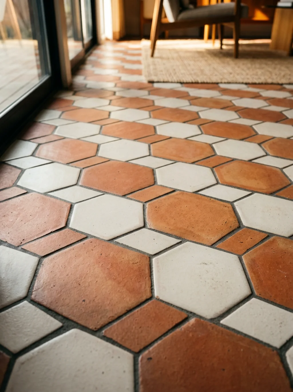 Geometric Shapes Break the Monotony of an Ordinary Grid