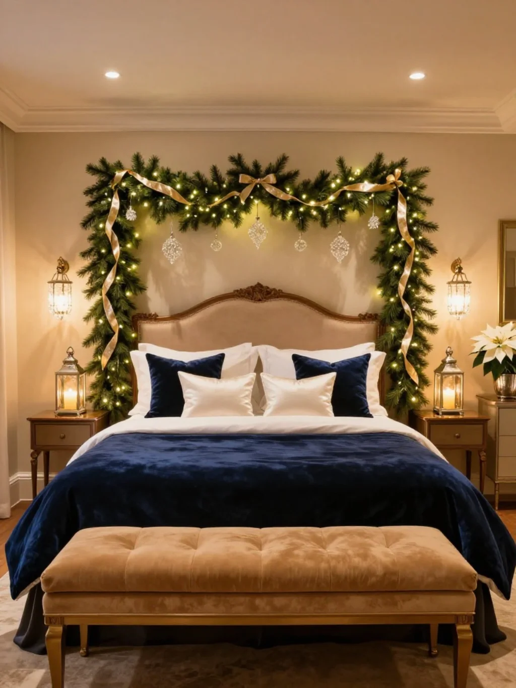 Luxury Christmas Bedroom Decor Ideas That Feel Like a Five Star Hotel