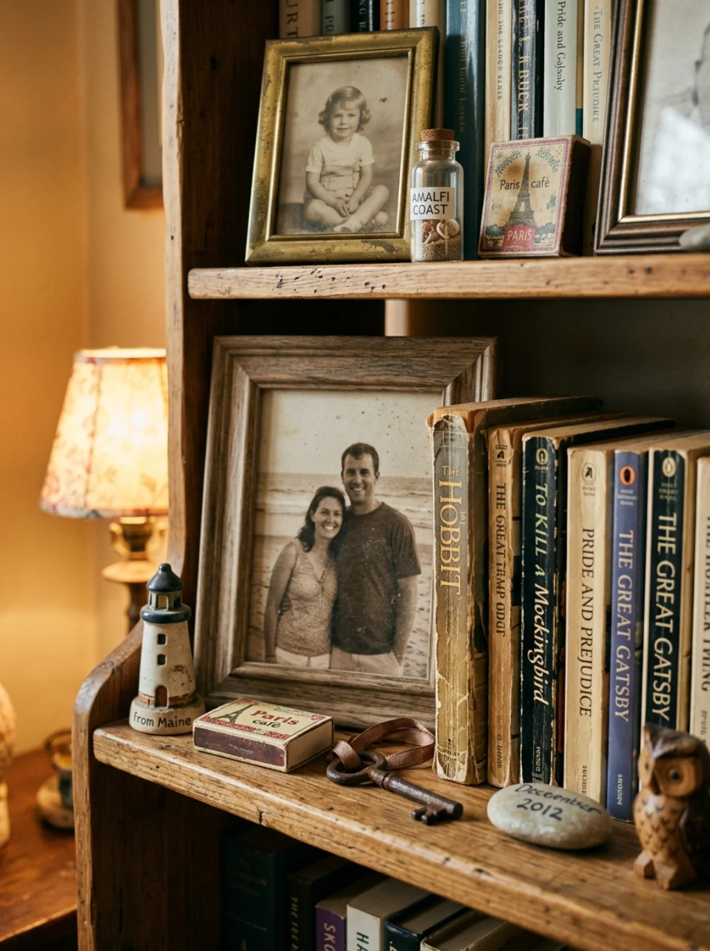 Sentimental Displays That Turn Shelves Into Memory Walls
