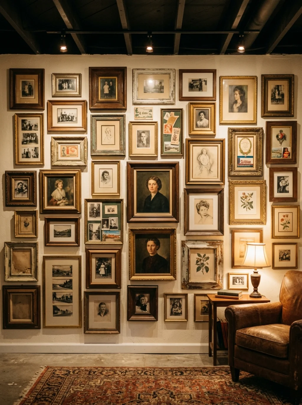Thrifted Frames Turn a Blank Wall Into a Gallery Overnight