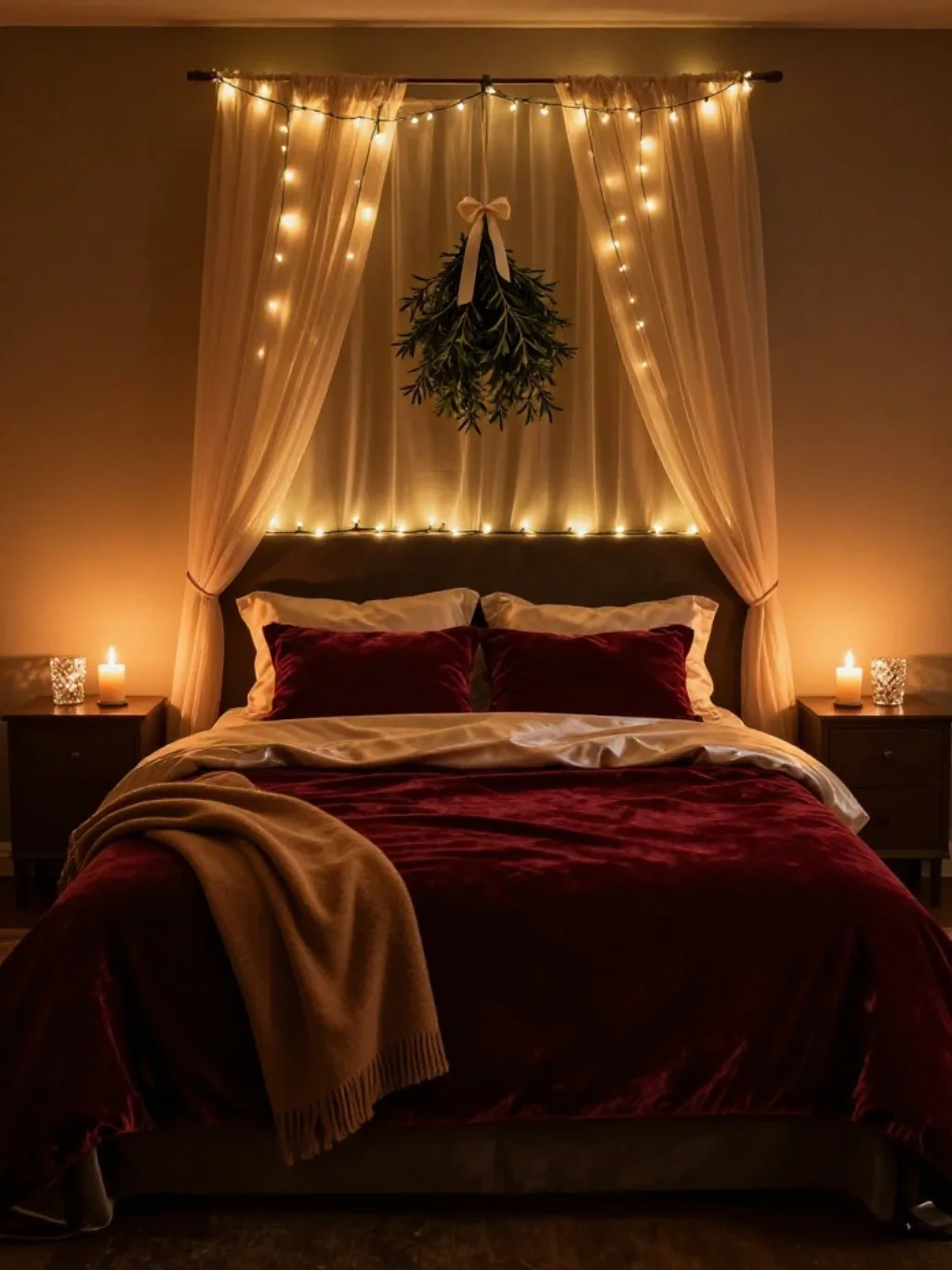 Master Bedroom Christmas Styling That Feels Intimate Warm and Genuinely Romantic